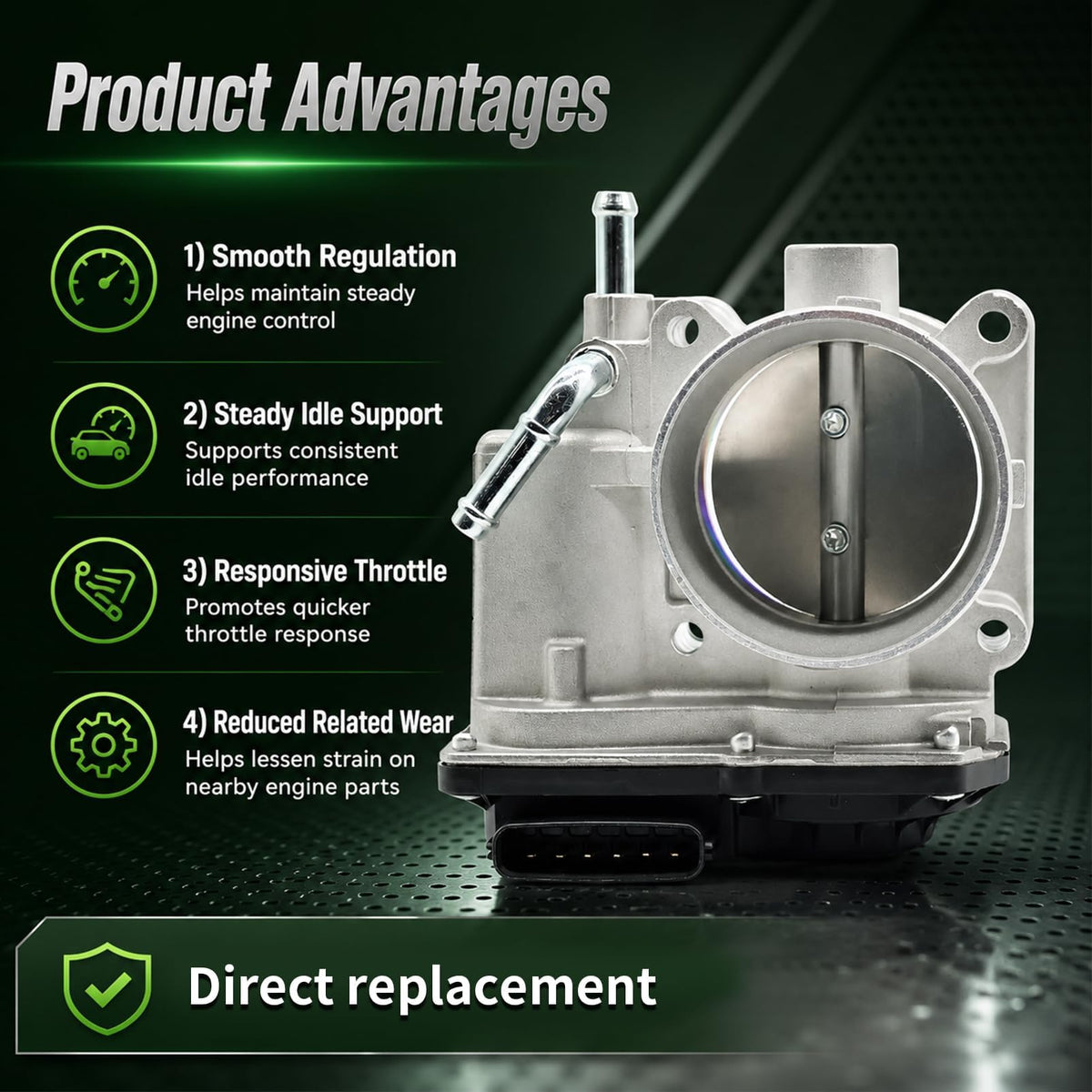 Yunnergo Throttle Body Compatible with Legacy Impreza Forester 2012-2016