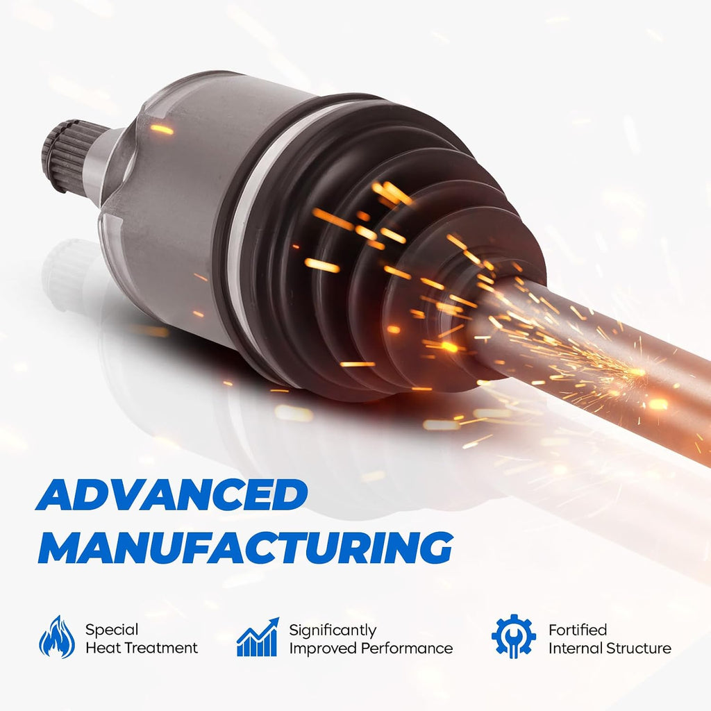 TadaMark New Front Left & Right CV Axle Shaft Assembly for FWD Only