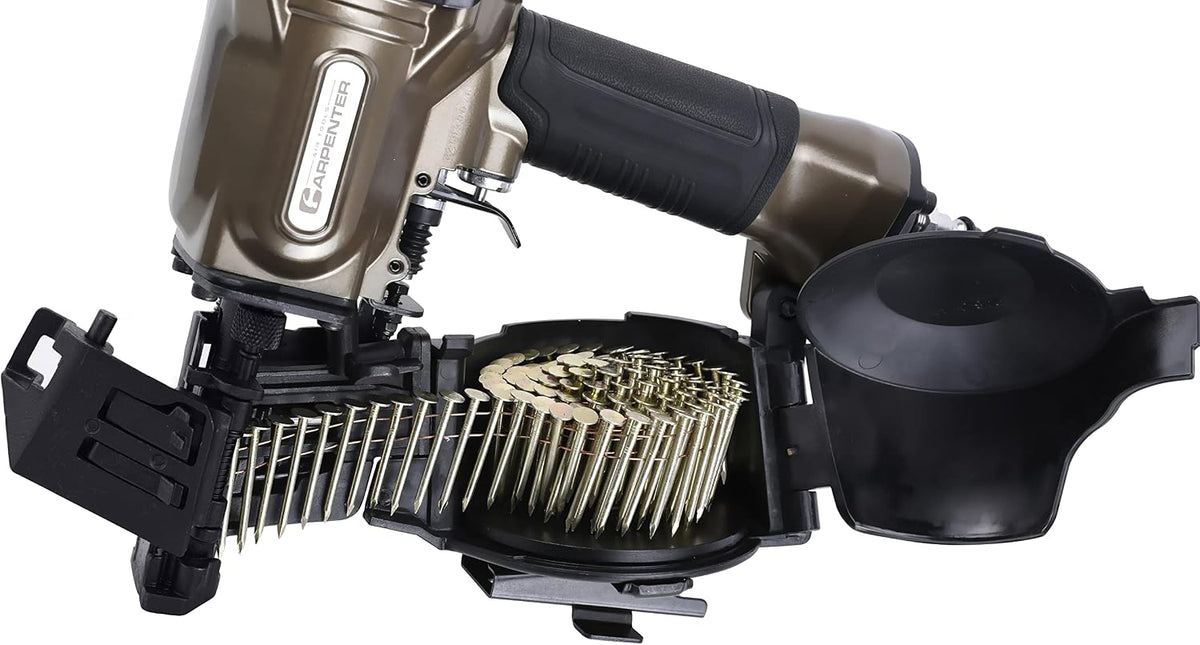 CCN45 7/8" To 1 3/4" 15° Pneumatic Coil Roofing Nailer