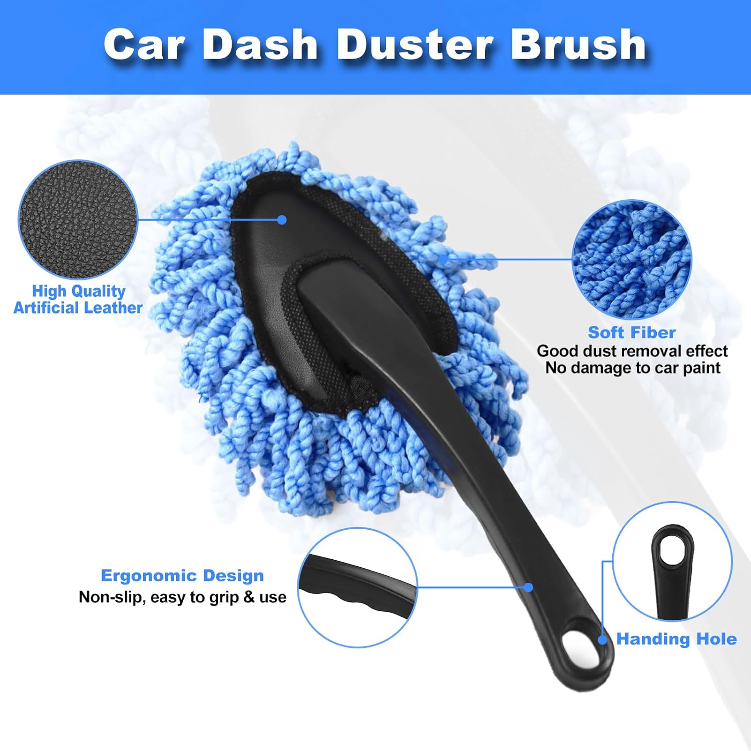 Windshield Cleaner Tool, 15Pcs Car Interior Detailing Kit, Car Cleaning Kit Interior Cleaner, Car Detailing Brushes