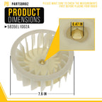 Dryer Blower Wheel for LG DLGX8601BE