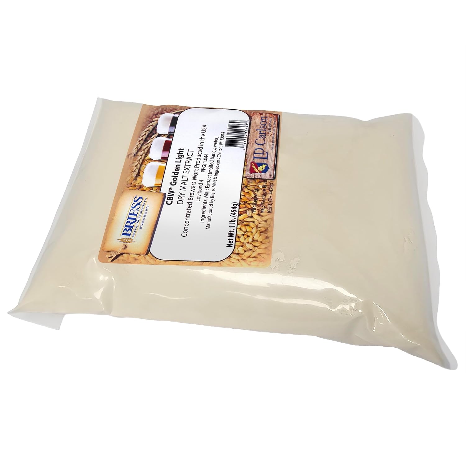 812322 - Dry Malt Extract - Golden Light - 1 lb.