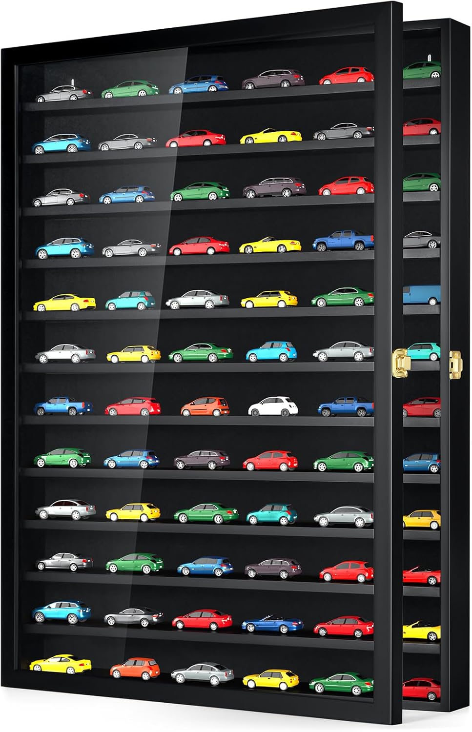 1/64 Scale Model Car Display Case Diecast Car Model Toy for Wall
