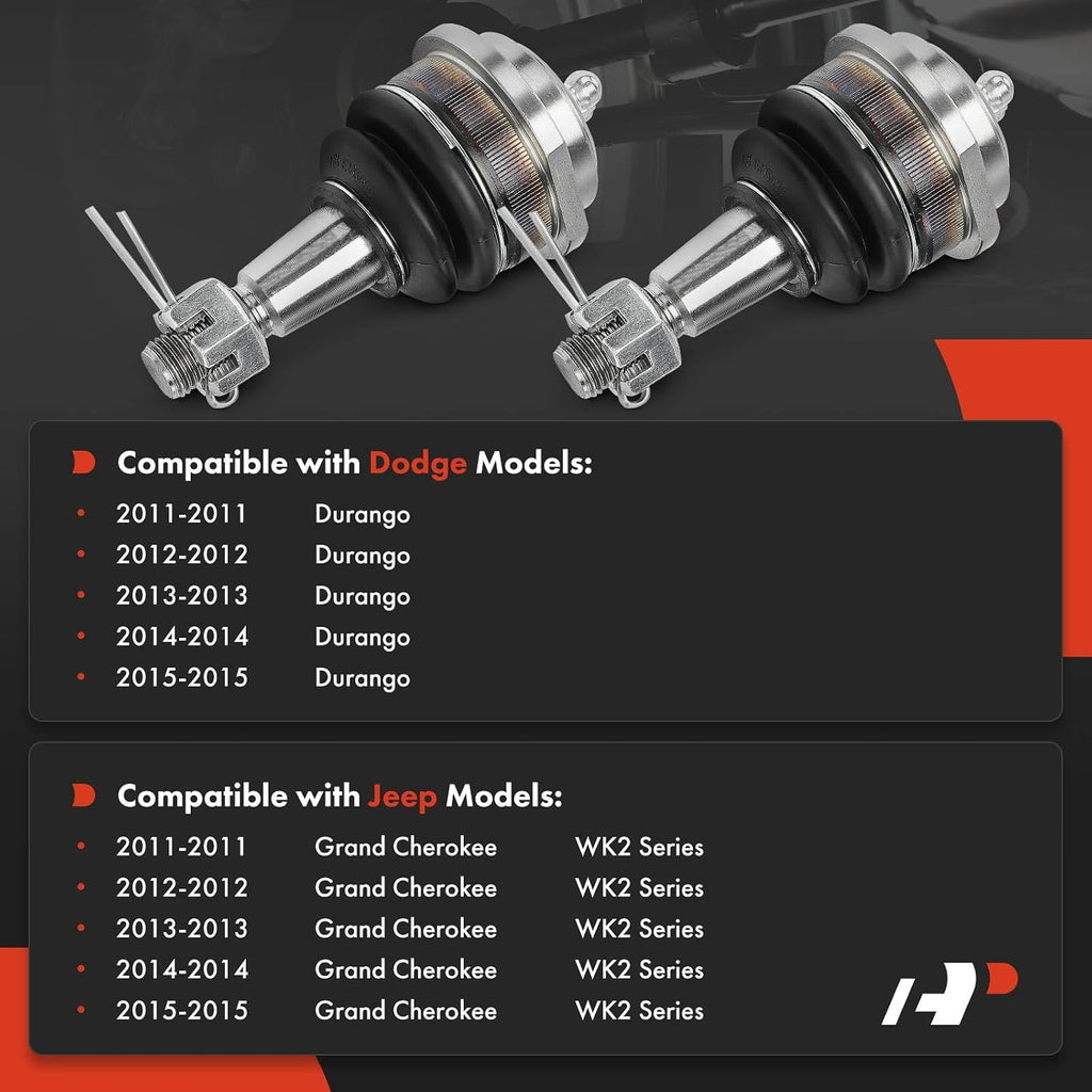 A-Premium Front Upper Ball Joint - Forge Steel, Compatible with Jeep