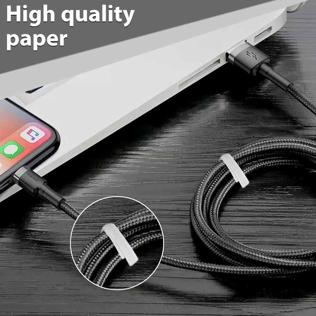500 Reusable White Paper Bread Ties - 5" Twist Ties for Bags, Bread, Cake Pops
