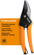 SoftGrip Bypass Pruning Shears, 5/8” Cut Capacity Gardening Scissors for Right and Left-Handed Use, Steel Blade with