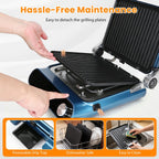 7-in-1 Panini Press Sandwich Maker, Electric Indoor Grill