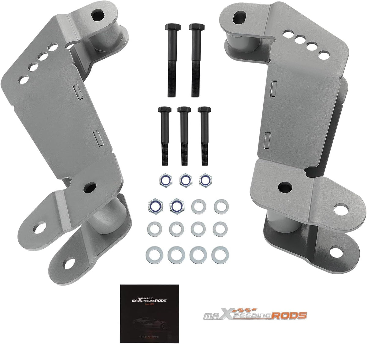 maXpeedingrods Front Control Arm Relocation Bracket for Jeep Wrangler JK