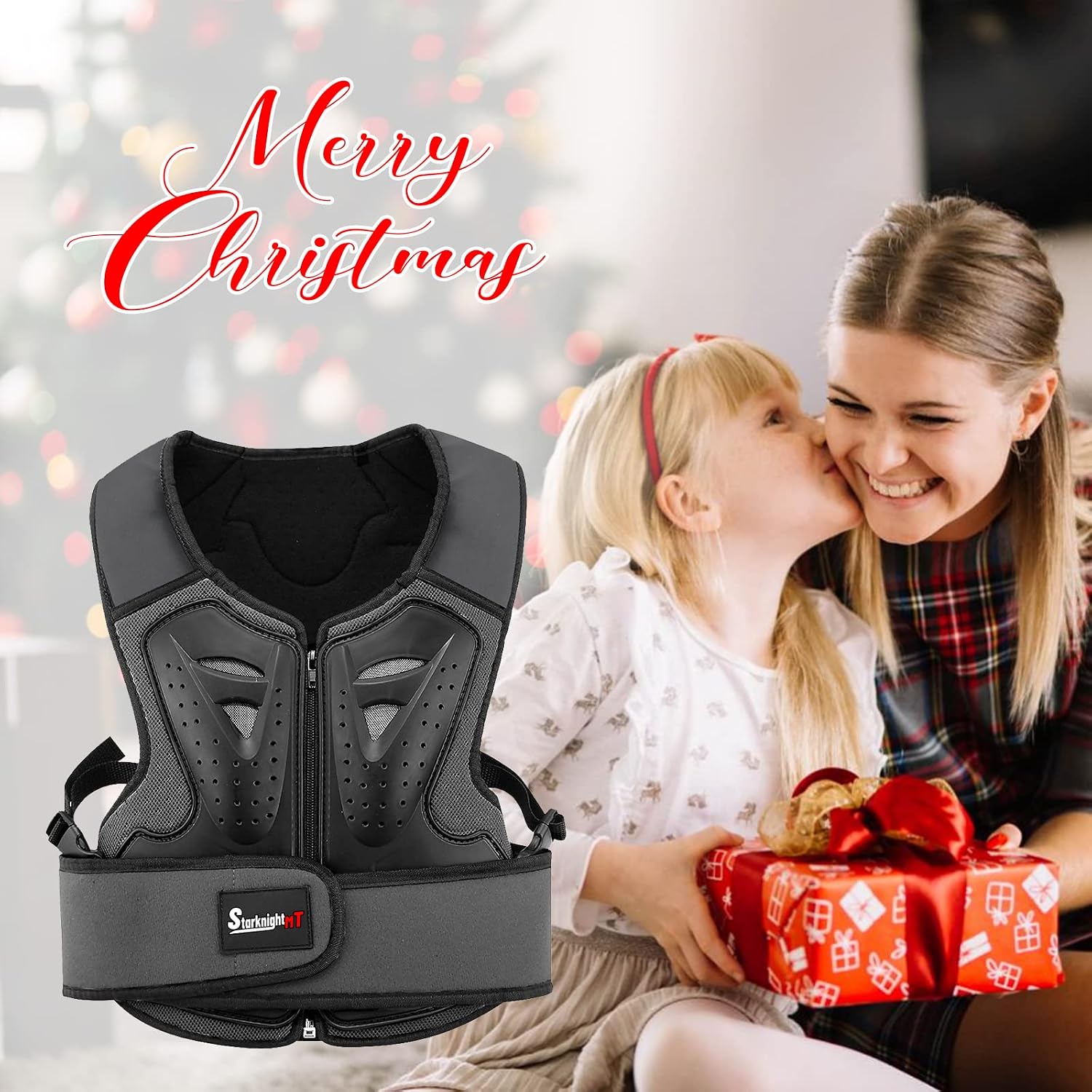 Kids Motorcycle Chest Protector Dirt Bike Youth Riding Spine Back Armor Protection for Motocross Cycling