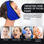 Wisdom Teeth Ice Pack Head Wrap Jaw Face Ice Pack with 4 Gel Packs