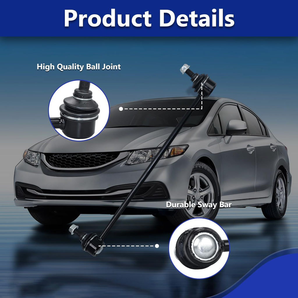 Front Sway Bar Links Fit for 2012-2015 Honda Civic