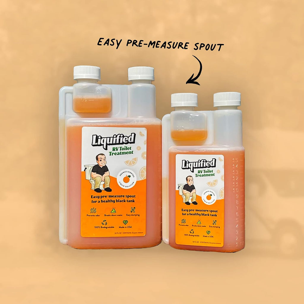 Black Holding Tank Digester - Odor Eliminator - Orange Scent - Matts RV Reviews (Orange, 32oz)