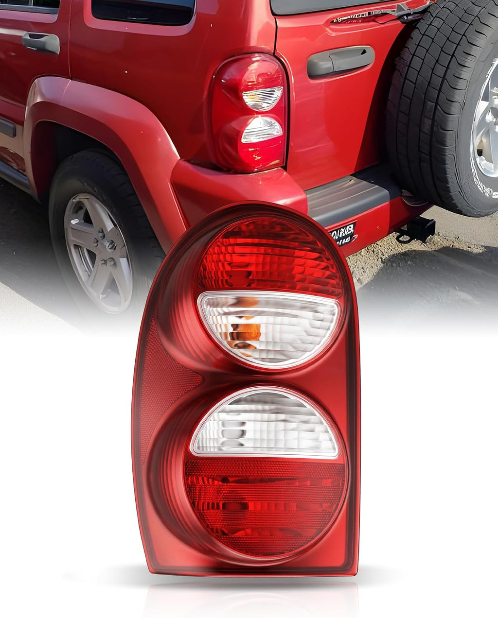 Left Tail Light Assembly for 2005-2007 Jeep Liberty Driver Side