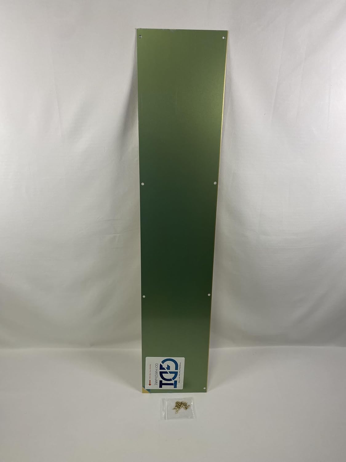 CPG Products - Metal Kick Plate, 6-inch Height, 3/64-inch Thick - Choose The Width for Your Door (Brass Tone (BT)