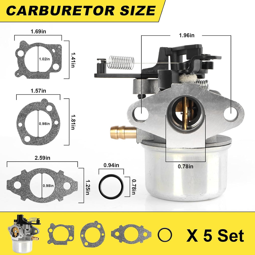 Carb Carburetor 591137 For 8.75 OHV 190cc
