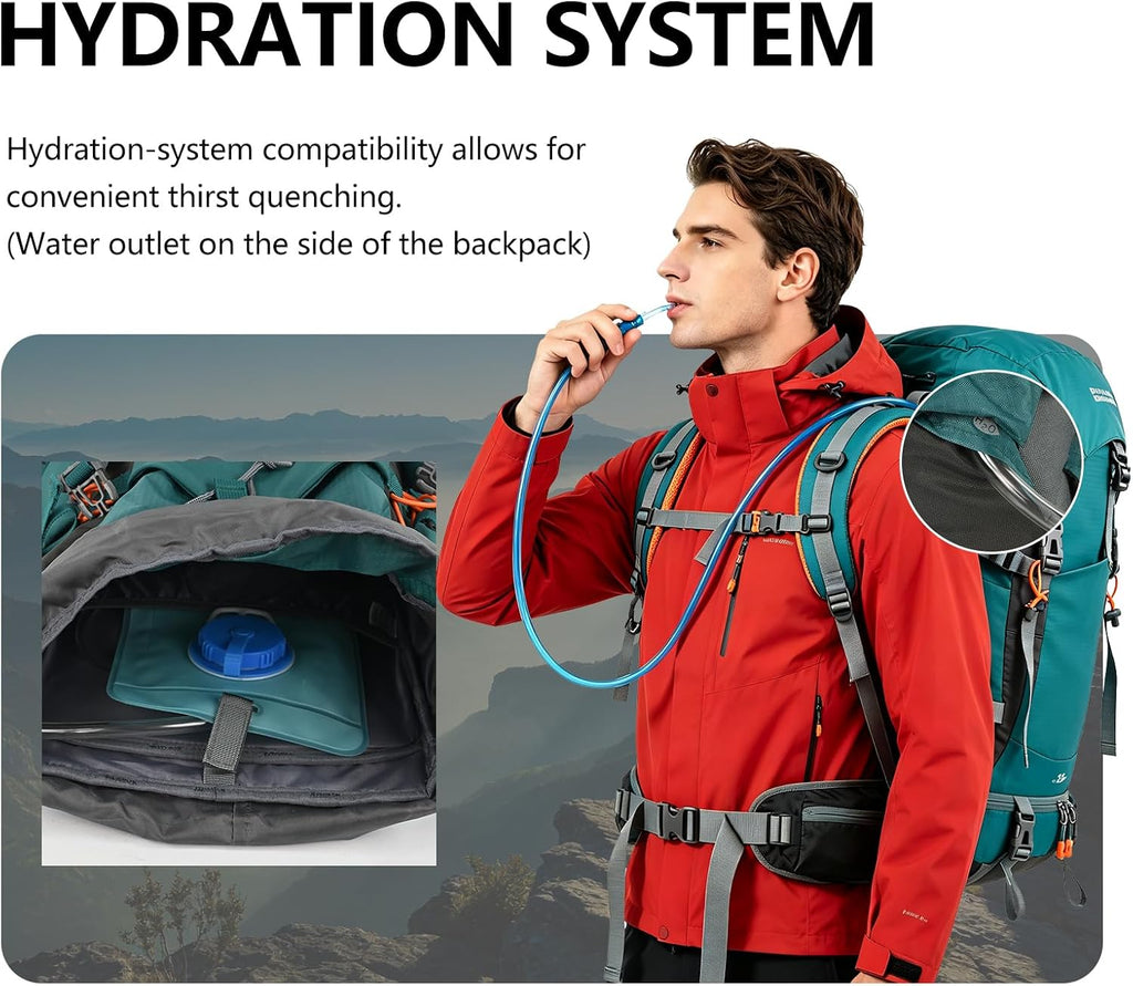 35L Hiking Backpack for Women men,Waterproof Camping Backpacking Backpack ﻿ | Outdoor Backpack Hiking for