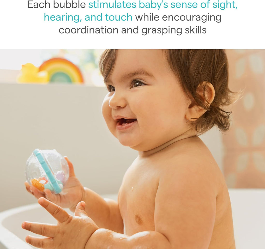 Float & Play Bubbles Baby and Toddler Bath Toy, 4 Count