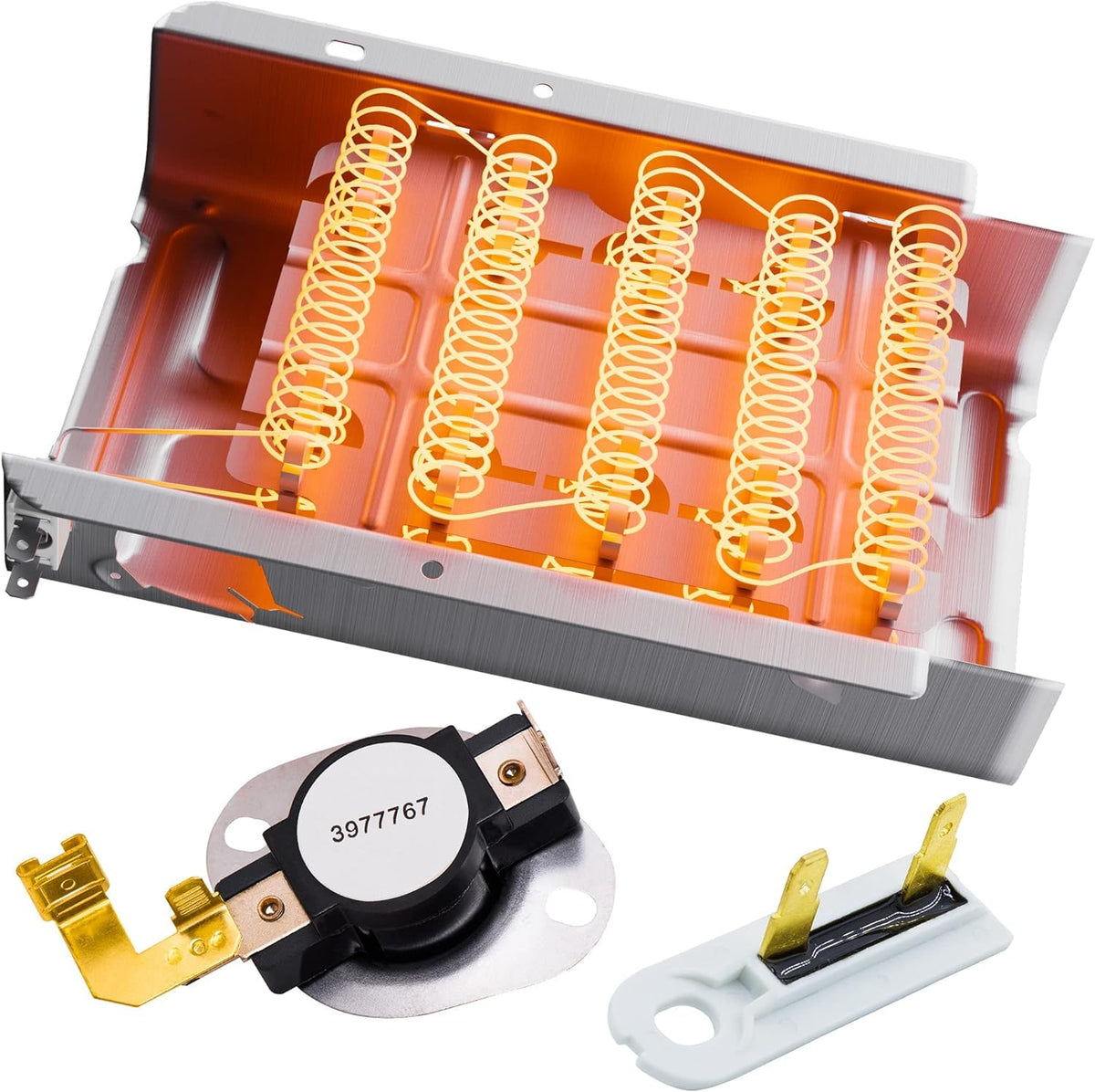 BlueStars UPGRADED 279838 Dryer Heating Element Repair Kit