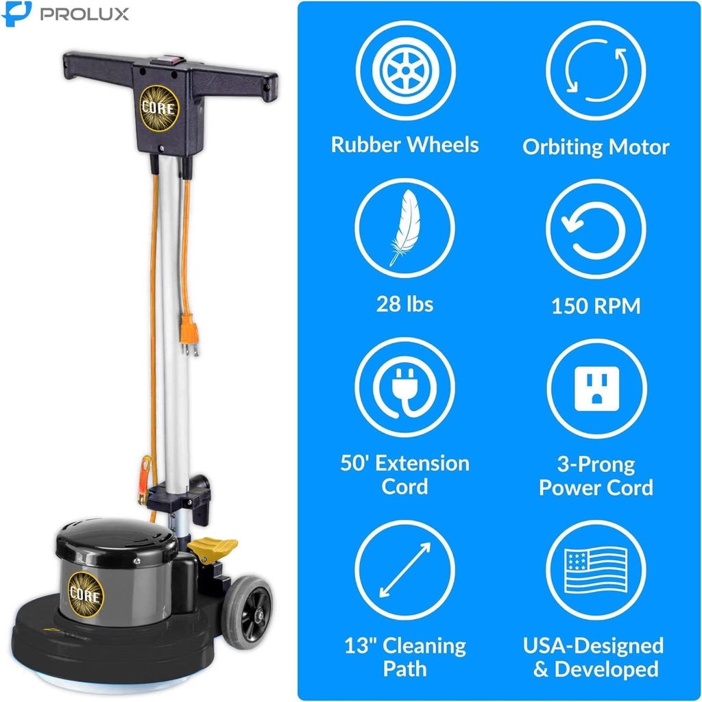 PLC13 13" Heavy Duty Single Pad Commercial Polisher Floor Buffer Machine Scrubber