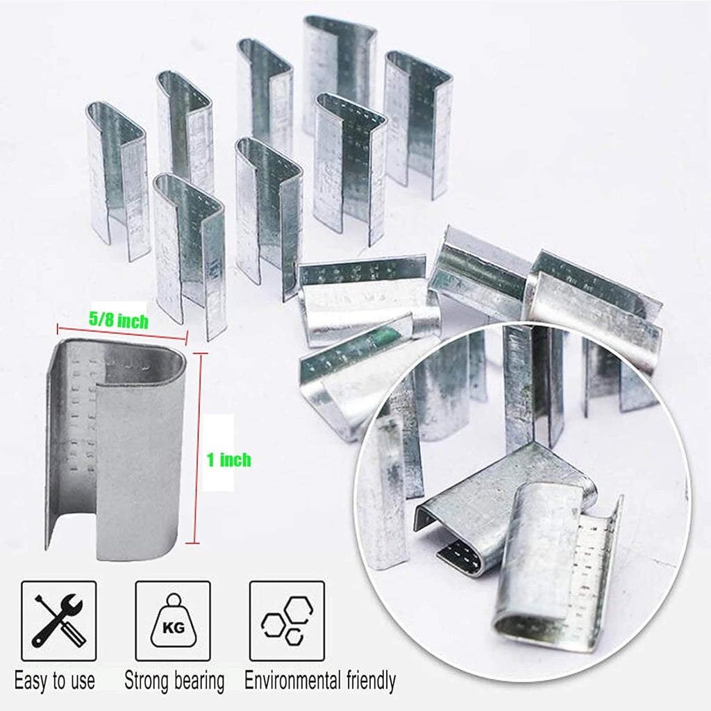 Packaging Banding Strapping Kit, Pallet Poly Strapping Kit | Tensioner Tool Sealer, Banding Tool, 4000" Length x 1/2"