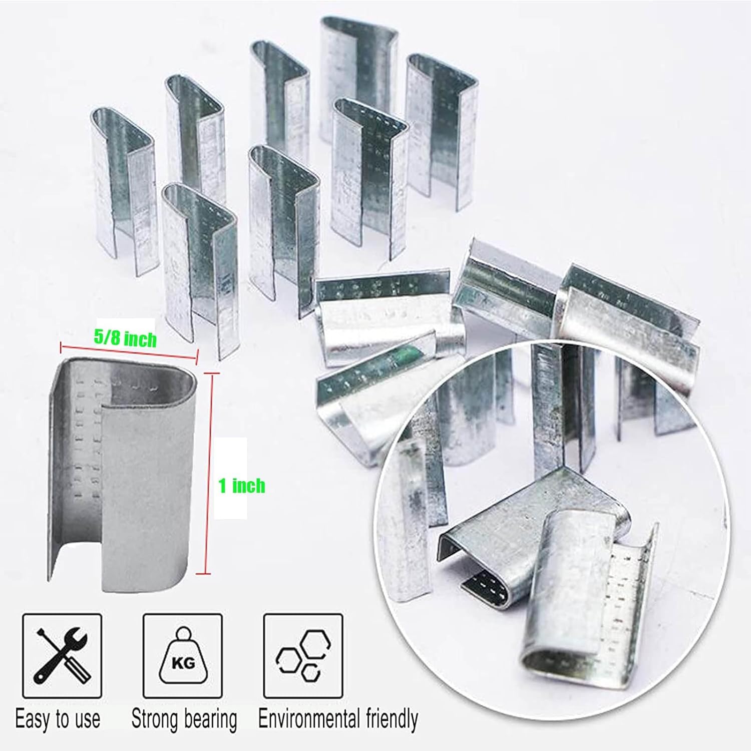 Packaging Banding Strapping Kit, Pallet Poly Strapping Kit | Tensioner Tool Sealer, Banding Tool, 4000" Length x 1/2"