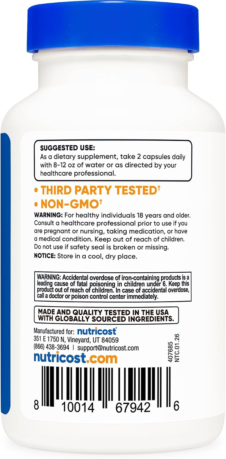 Multivitamin with Probiotics 120 Vegetarian Capsules - Packed with Vitamins & Minerals