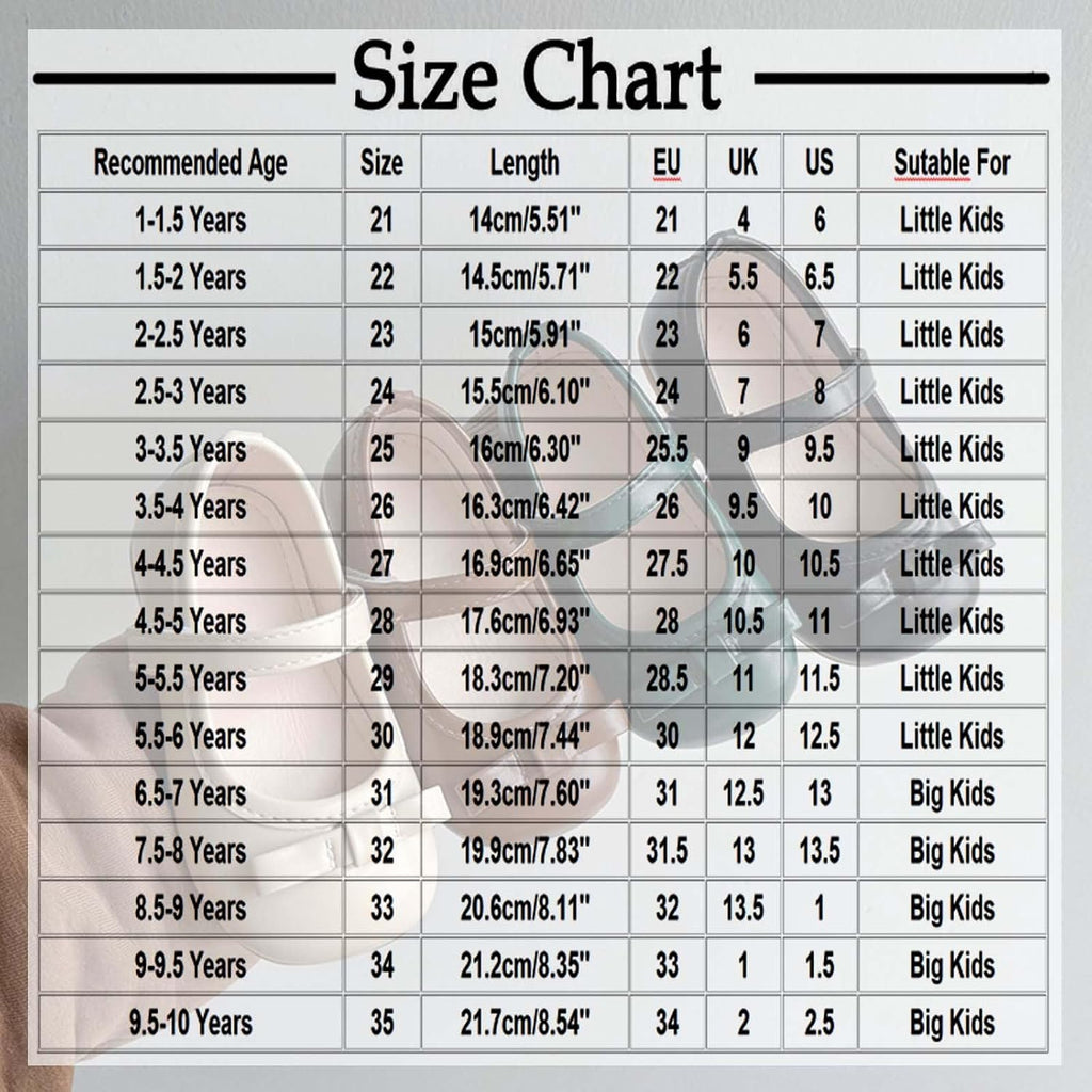 Girls Mary Jane Shoes School Uniform Flats Dress Shoes Church (Little/Big Kids) Easy On PU Ballet Flat Shoe