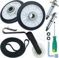 [Upgraded] 4392065 Dryer Repair Kit for Whirlpool Kenmore Maytag | Included 349241T Drum Roller Kit, 691366 Idler