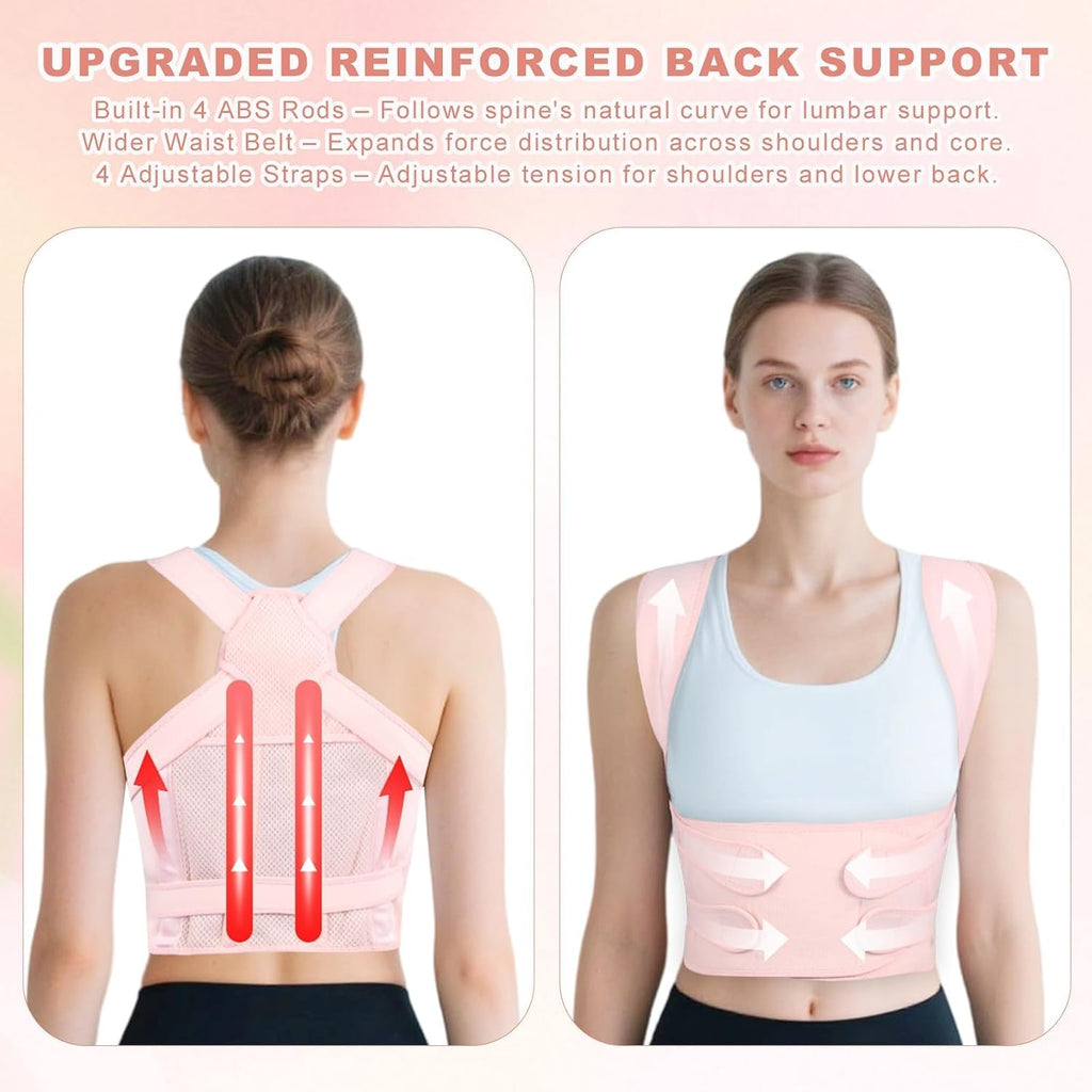 Back Brace Posture Corrector for Women and Men, Back Shoulder Support Belt