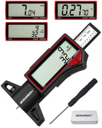 GODESON Digital Tire Tread Depth Gauge, 2.5" Large LCD Display, 0–1" Range