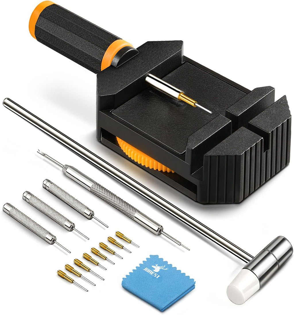 Watch Link Removal Kit, Resizing Tool for Bracelet Adjustment & Replacement, Pin Remover for Sizing Strap, Watch