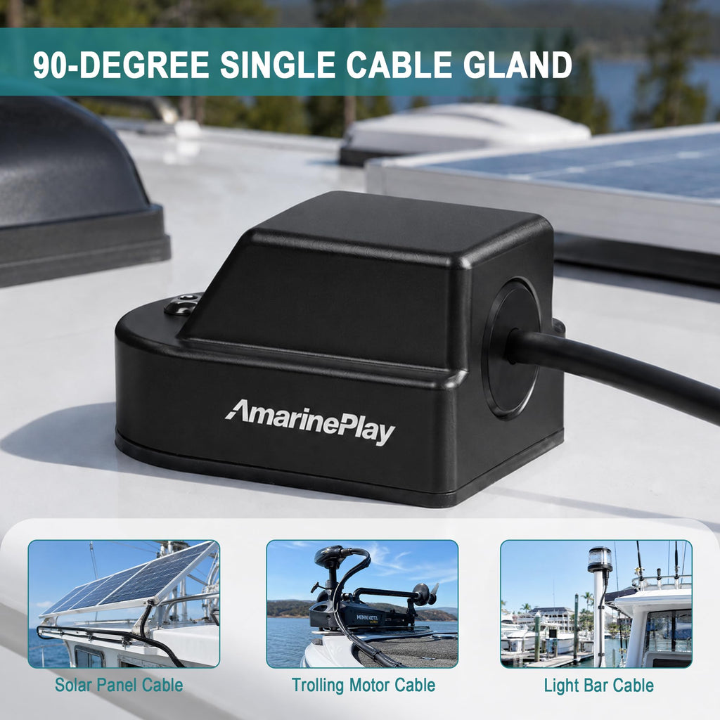 Marine Cable Pass Through Waterproof Marine Cable Gland -Horizontal
