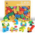 138 Piece Building Blocks for Kids Toddlers, Classic Big Bricks Set Compatible with All Major Brands, STEM Large