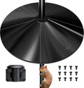 Squirrel Baffle for Bird Feeder Pole, 19.6” Oversized Squirrel Guard Defender, Bird Feeder for Outdoors Protector