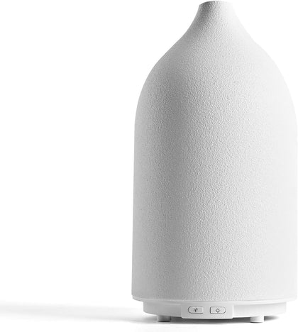 Aroma Diffuser,500ML Ceramic Ultrasonic with 7-Color LED Light，Essential Oil Diffuser for Home ，Quiet Cool Mist