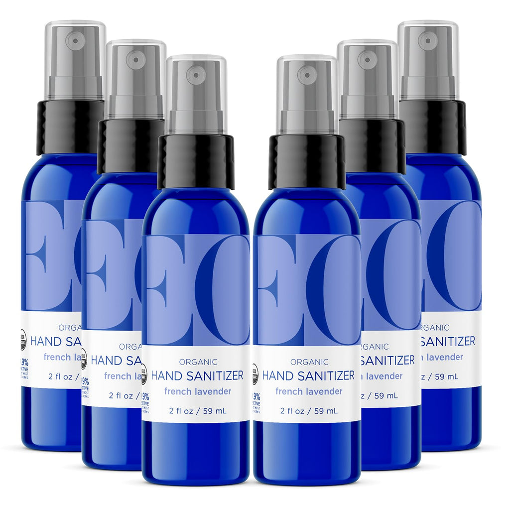 Lavender Hand Sanitizer Spray, TSA Size, 2 oz 6-Pack