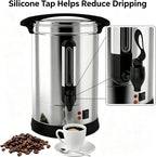 Commercial Coffee Maker, 100-Cup Percolator Coffee Pot, 14L/3.7Gal