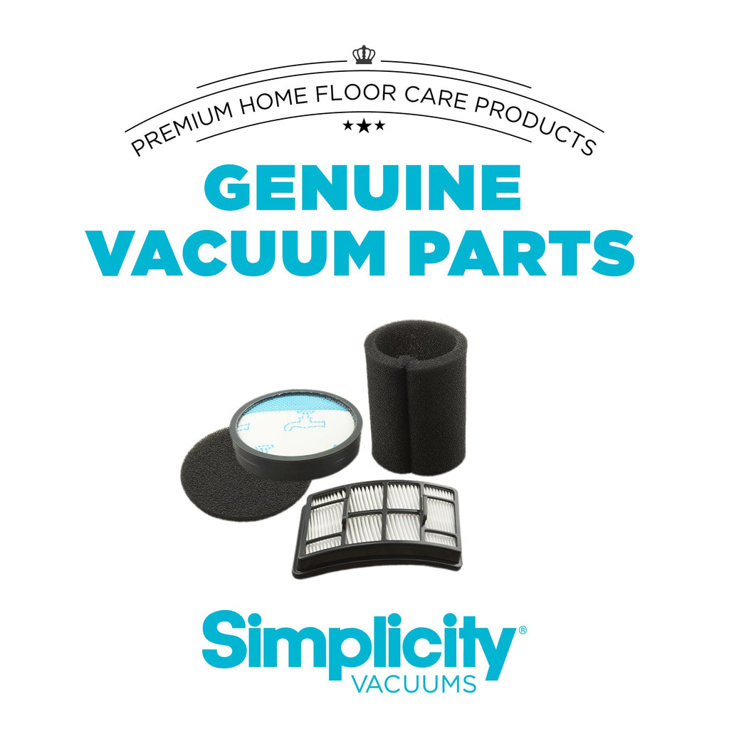 Simplicity Spiffy S60 Vacuum Filter Replacement Set with HEPA Media