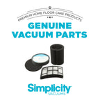 Simplicity Spiffy S60 Vacuum Filter Replacement Set with HEPA Media