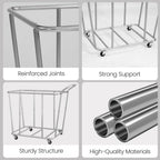 Laundry Sorter, 313L Large Laundry Basket, Rolling Hamper, Minimalist Laundry Organizer on Wheels