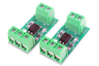 NOYITO 1-Channel PC817 Optocoupler Isolation Module Optoelectronic Isolator Signal Isolation and Anti-Interference 3-5V 12V 24V (Pack of 2) (24V)