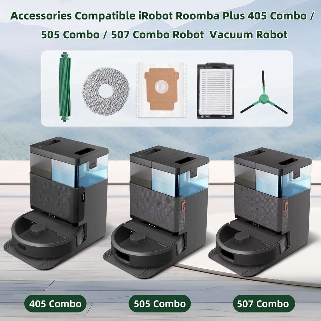 25 Pack Accessories for iRobot Roomba Plus 400/405/ 505/507 Vacuum Cleaner