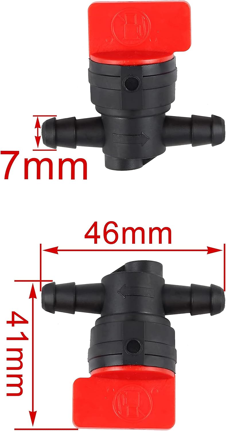 698183 494768 1/4" Fuel Line Fuel Shut-off Valve and 691035 Fuel Filter for fits 493960 697947 298090 298090S 395018 Toro 1-603770 54-3150 Murray 7800272 7800528 Lawn Mower