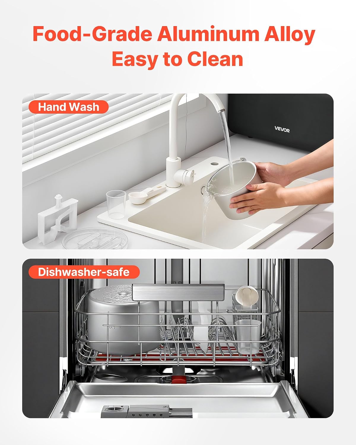 Automatic Ice Cream Maker with Built-in Compressor, 1.5 Quart No Pre-freezing Gelato Maker, Electric Sorbet-Maker, 3