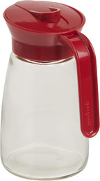 Everyday 12 oz. Syrup Dispenser – Easy Pour Spout Waffle & Pancake Syrup Dispenser Container, Glass Syrup Bottle for