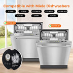 Reusable PowerDisk Compatible with Miele AutoDos Dishwasher, Refillable Empty Dishwasher Detergent Container
