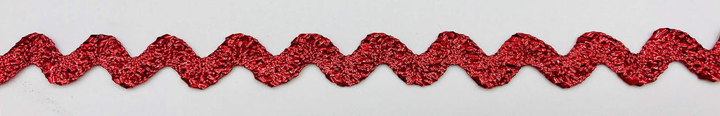 Red 3/8" Metallic RIC Rac - 18 Yards