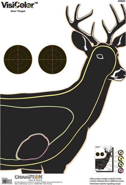 Traps and Targets 1919877 Ctc Visicolor Deer 10pk