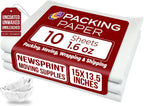 White Packing Paper Sheets for Moving | Small Size Wrapping Paper Newsprint - Must Have in Your Moving Supplies |