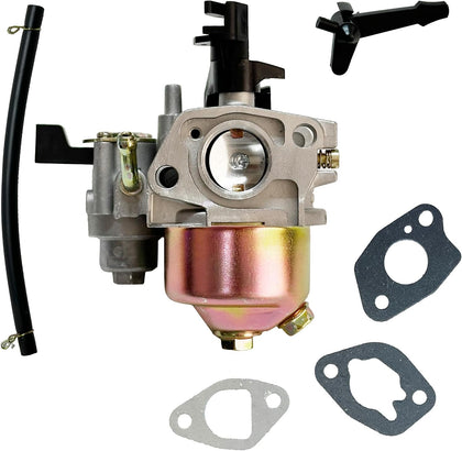 Carburetor for Honda GX200 GX160 GX120 5.5HP 6.5HP 163CC 196CC Engine, with Fuel Line, 3 Gaskets, Replacement Carb